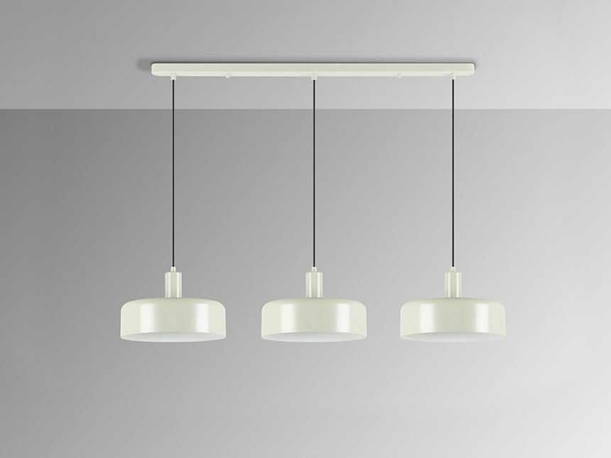Schuller I3 Alessia Pendant Ceiling Lamp 3 Lights Matte Pearl 12578