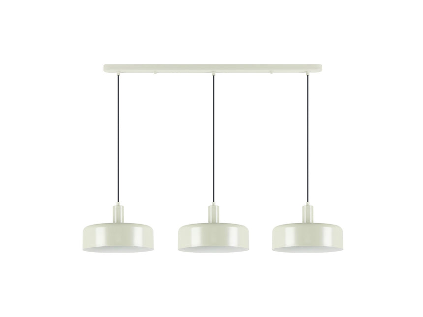 Lámpara de techo colgante Schuller Alessia 3 luces gris perla mate 12578 ambiente
