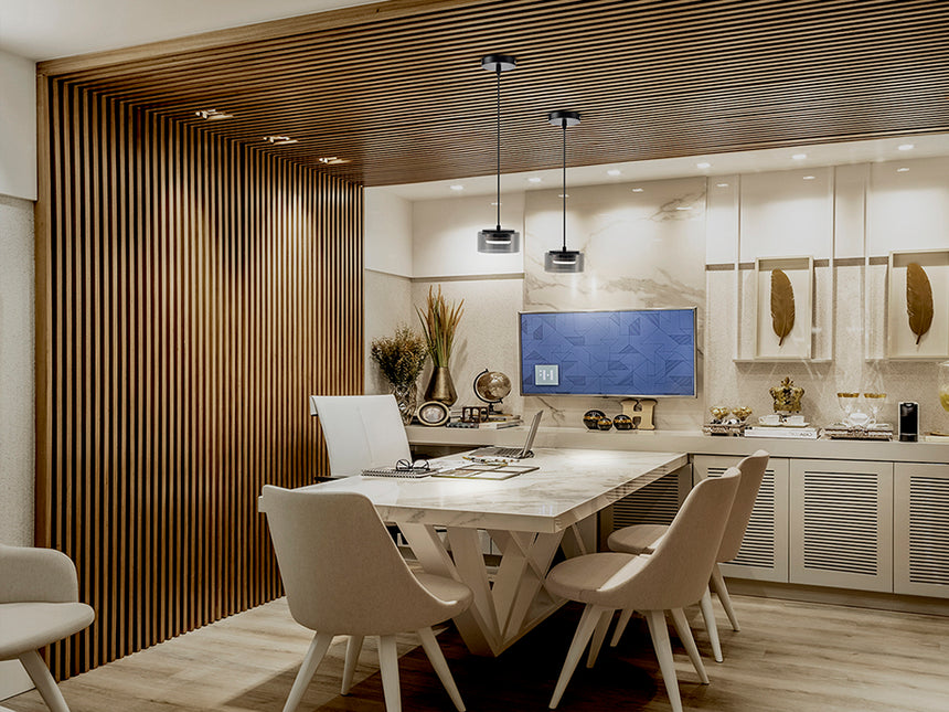 Schuller I3 Olaia Pendant Ceiling Lamp 1 Light Smoky Black 12652