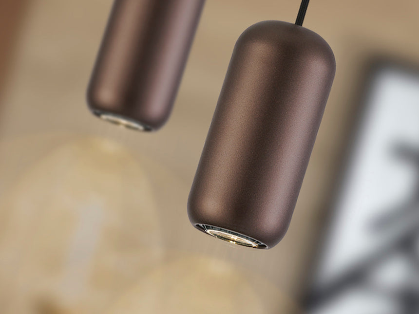 Schuller I3 Nimes Pendant Ceiling Lamp 1 Light Black Brown 12841