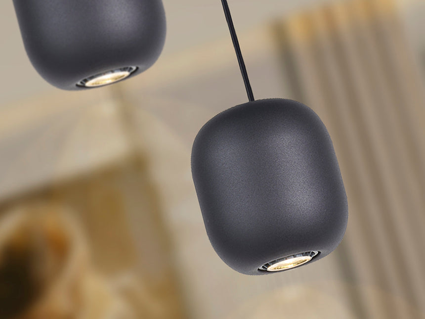 Schuller I3 Nimes Pendant Ceiling Lamp 1 Light Black 12856