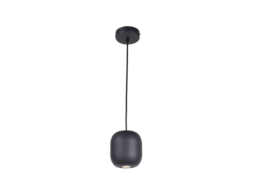 Lámpara de techo colgante Schuller Nimes 1 luz negro 12856 ambiente