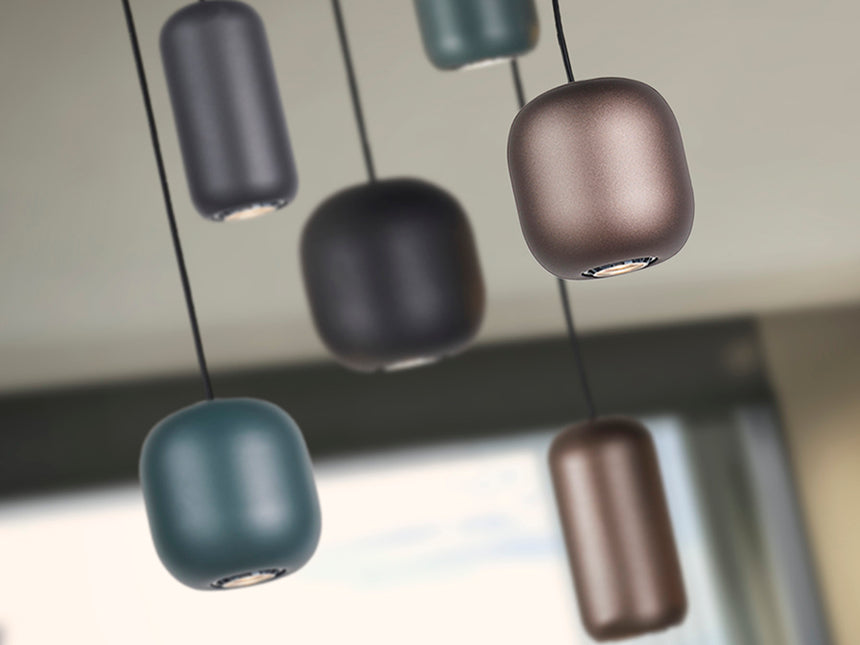 Schuller I3 Nimes 6-Light Pendant Ceiling Lamp Black Colors 12872