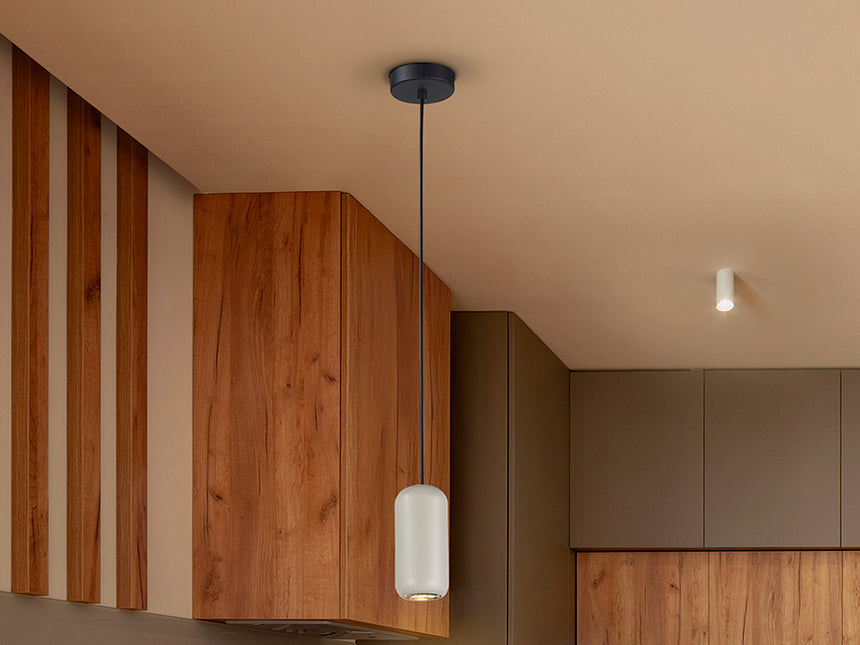 Schuller I3 Nimes Lámpara de techo colgante 1 luz negro gris 12944