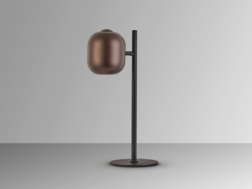 Schuller I3 Nimes Lámpara sobremesa 1 luz negro marrón 12951