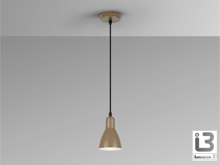 Lámpara de techo colgante Schuller Afra 1 luz marrón 13209 vista 2