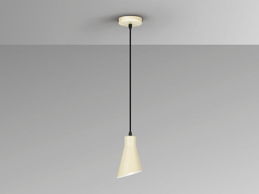 Lámpara de techo colgante Schuller Bera 1 luz crema satinado 13305 - imagen 4