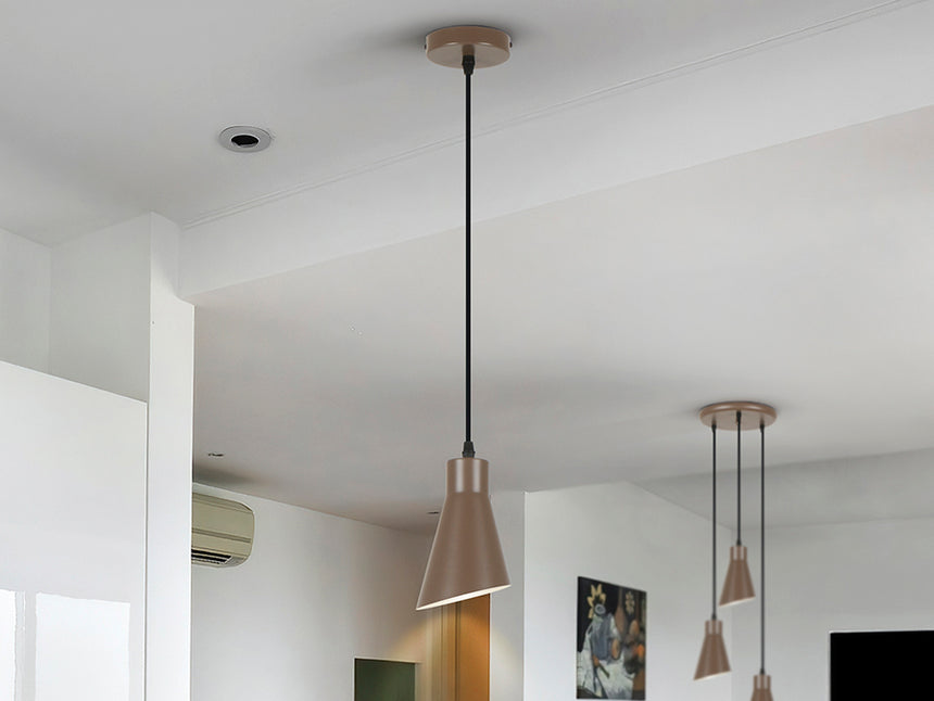 Schuller I3 Bera Lámpara de techo colgante 1 luz marrón 13319