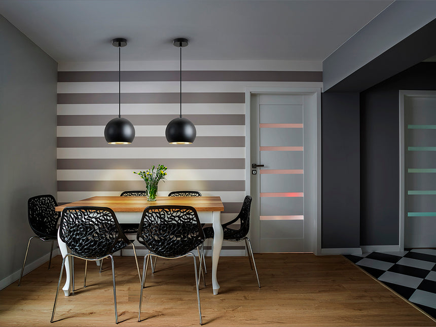 Schuller I3 Olena Lámpara de techo colgante 1 luz negro/oro 13688