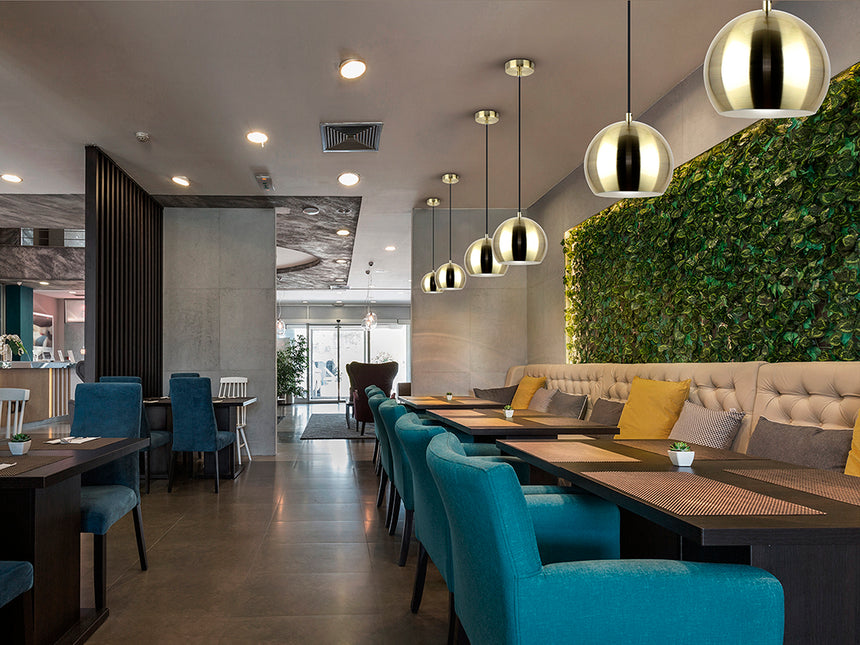 Schuller I3 Olena Lámpara de techo colgante 1 luz latón 13697