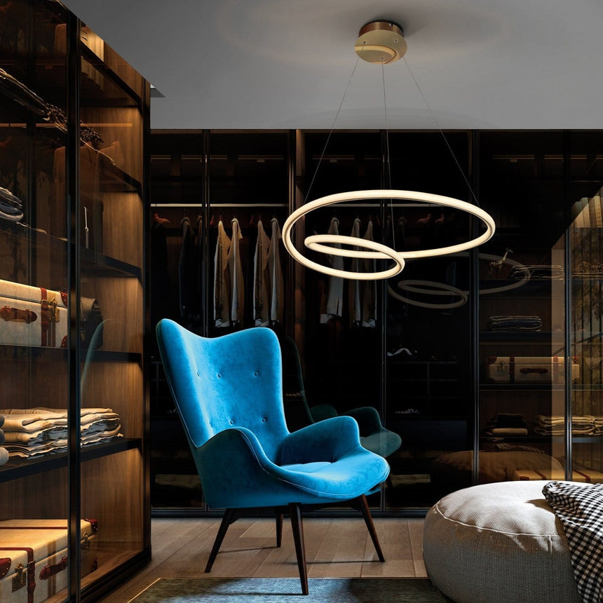 Schuller Tube Lámpara de techo colgante oro 138611