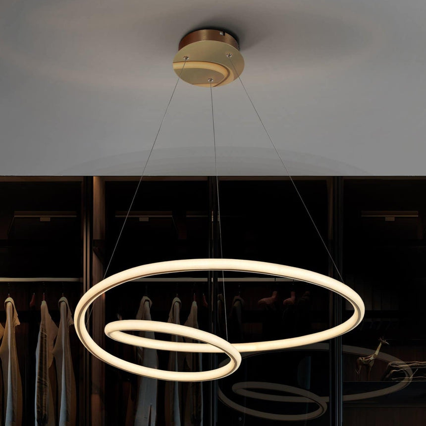 Schuller Tube Lámpara de techo colgante oro 138611