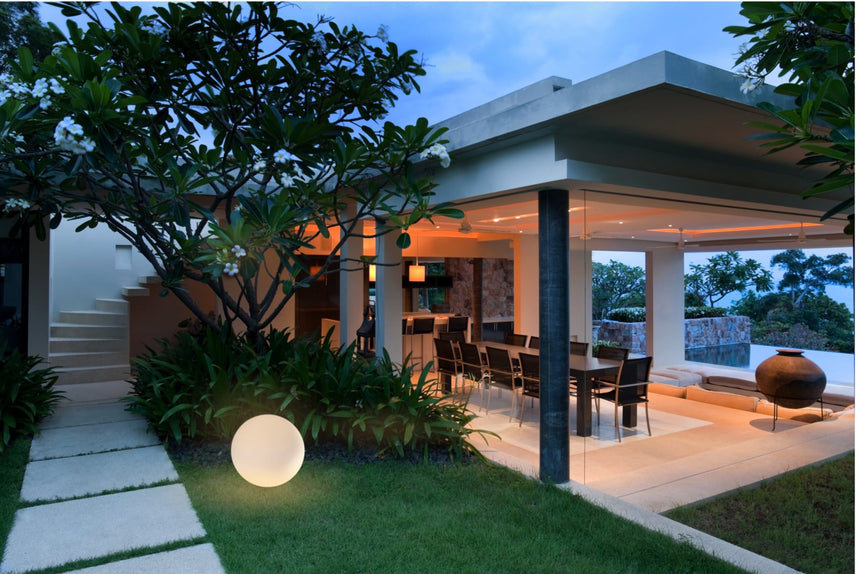 Mantra Avoriaz Lámpara de sobremesa blanco Ø40cm 1391