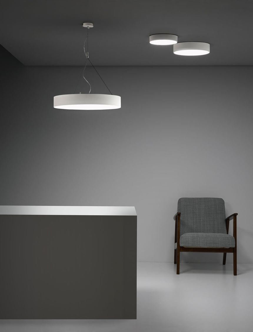 LedsC4 Caprice ceiling light Ø240Mm LED 24 Sw 2700-3000-4000K White 1219Lm 15-6196-14-M1