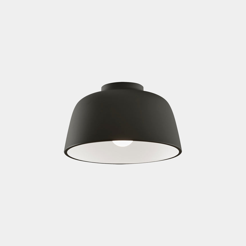 LedsC4 Plafón Miso Ø285Mm E27 15 Negro 422Lm 15-8330-05-14