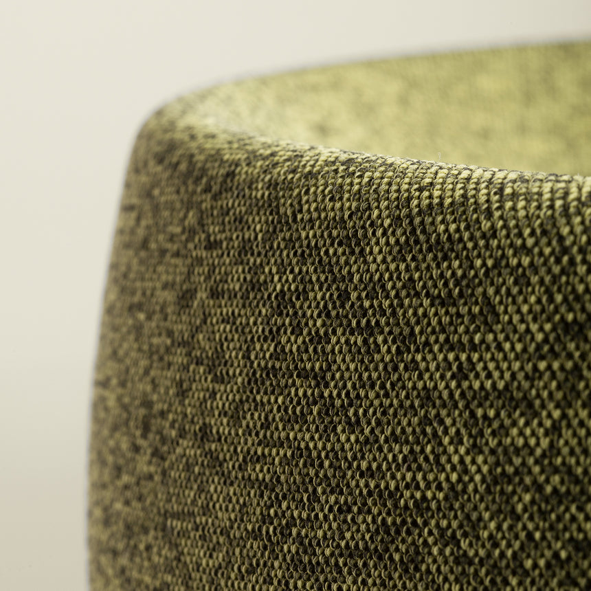 LedsC4 Gong LED DALI-2 green ceiling light, RAL 6003 l, green 15-8978-U1-J4