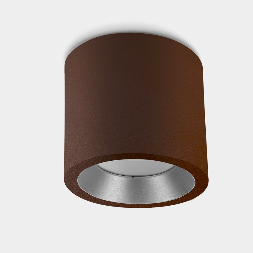 LedsC4 Plafón Cosmos LED Ø12,6cm LED blanco cálido marrón 1 15-9790-J6-CL