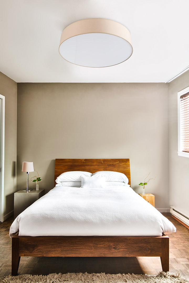 LedsC4 Plafón Bol Ø70cm LED 33 blanco cálido Arenado 15-A052-BY-M1