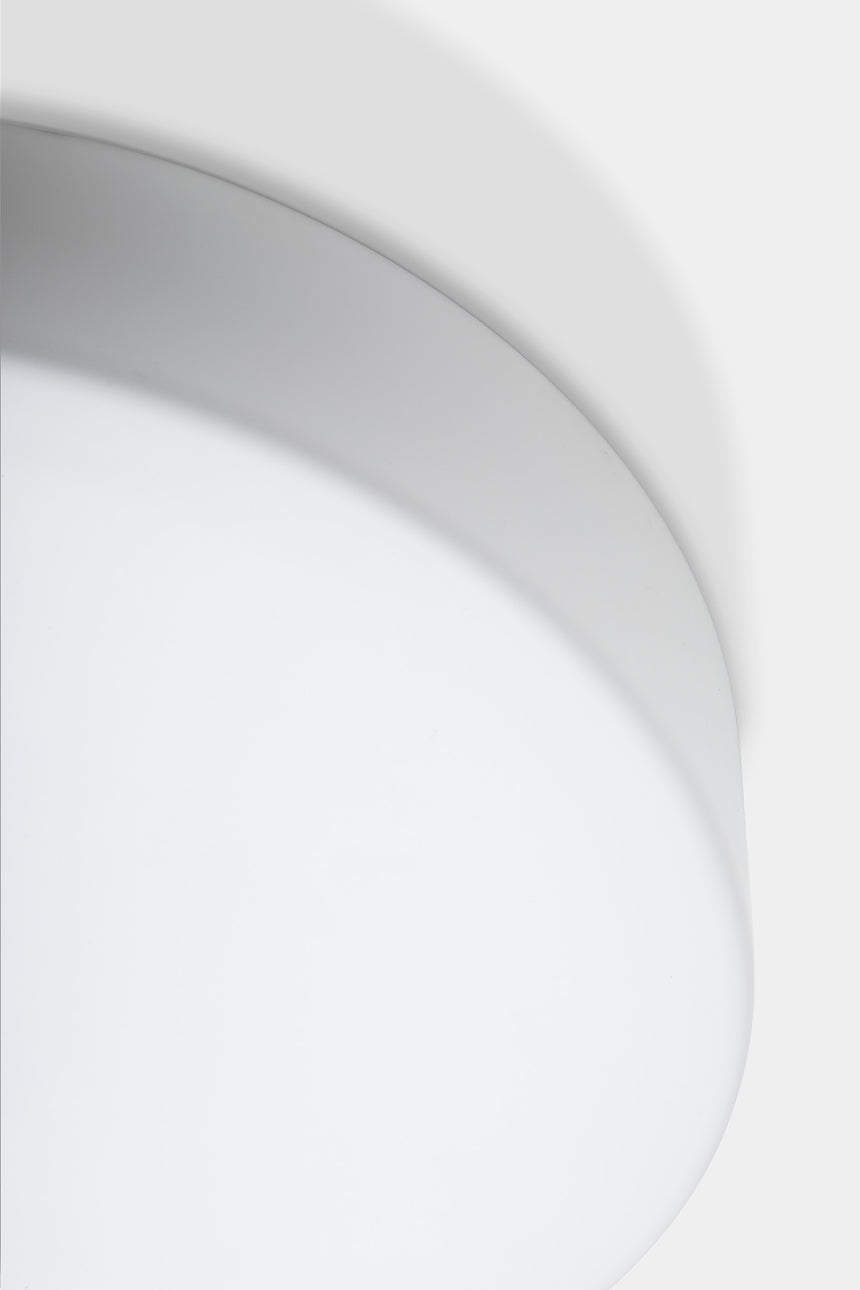 LedsC4 Spark Single Ceiling Light Ø240Mm LED 16 Sw 2700-3000-4000K Phase Cut Black 652Lm 15-A126-05-F9