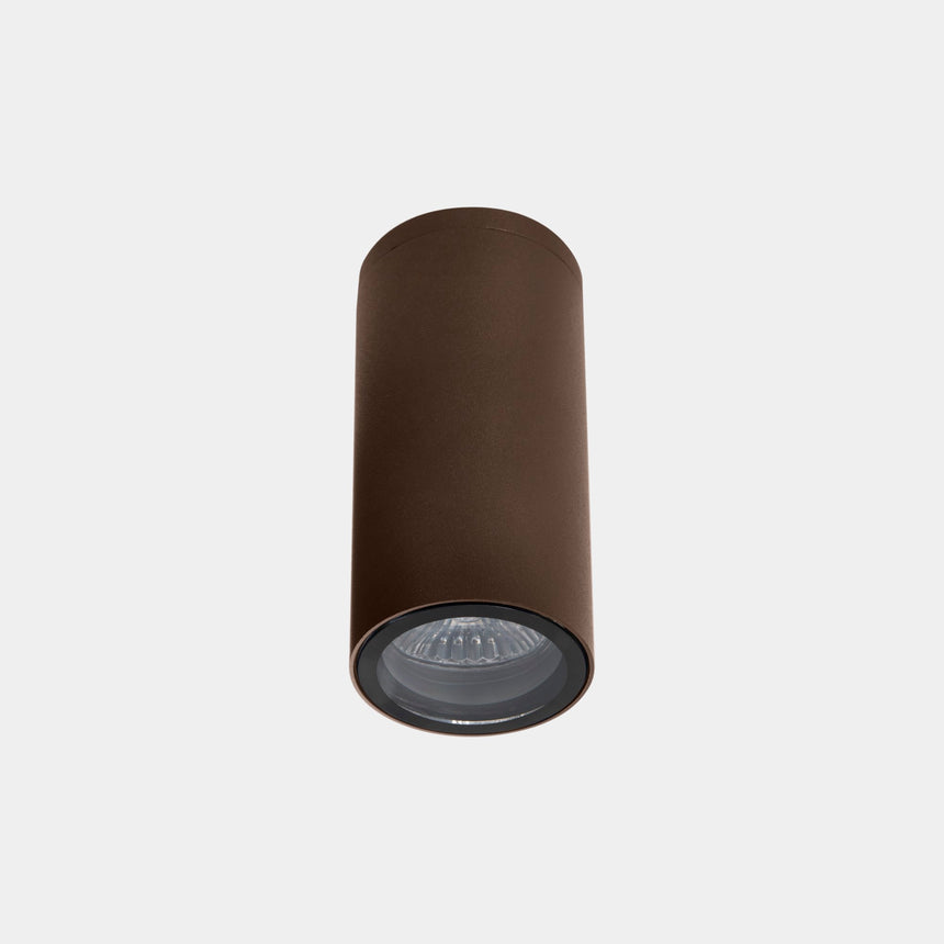LedsC4 ceiling lamp IP66 Eko GU10 8 Brown 15-E064-J6-37