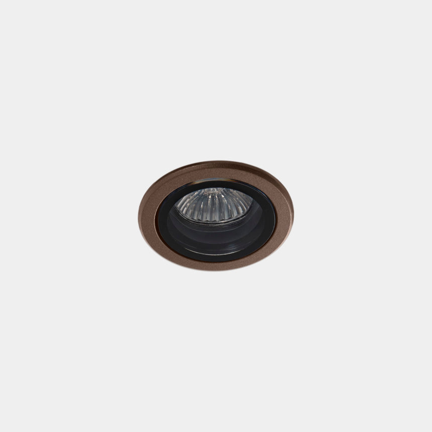 LedsC4 Downlight IP66 Eko GU10 8 Brown 15-E065-J6-37