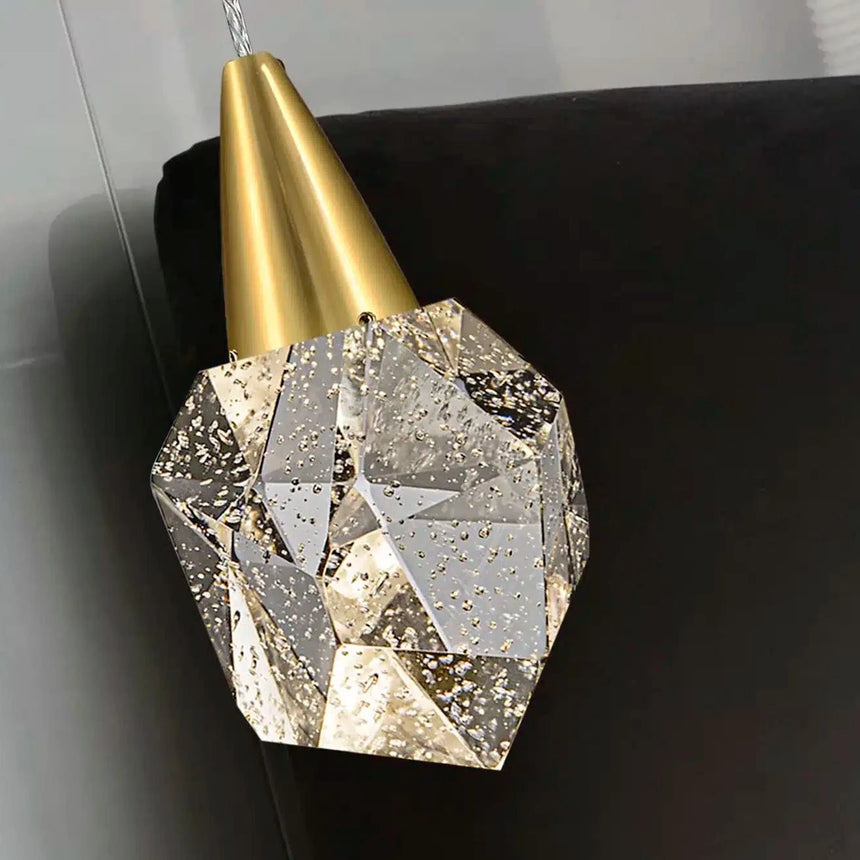 Schuller Aquaria 1-Light Pendant Light, Matte Gold 157025