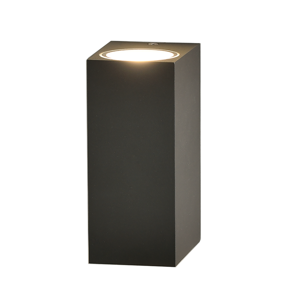 ACB Okra Wall Lamp 16/2014 Anthracite Textured, LED 2x6W 3000K 1100lm, CRI90 IP54, integrated LED A201420GR
