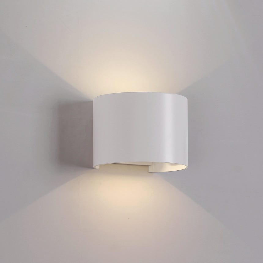 ACB Kowa Wall Lamp 16/2033-14 Textured White, LED COB 2x6W 3000K 850lm, CRI90 IP65 A203310B