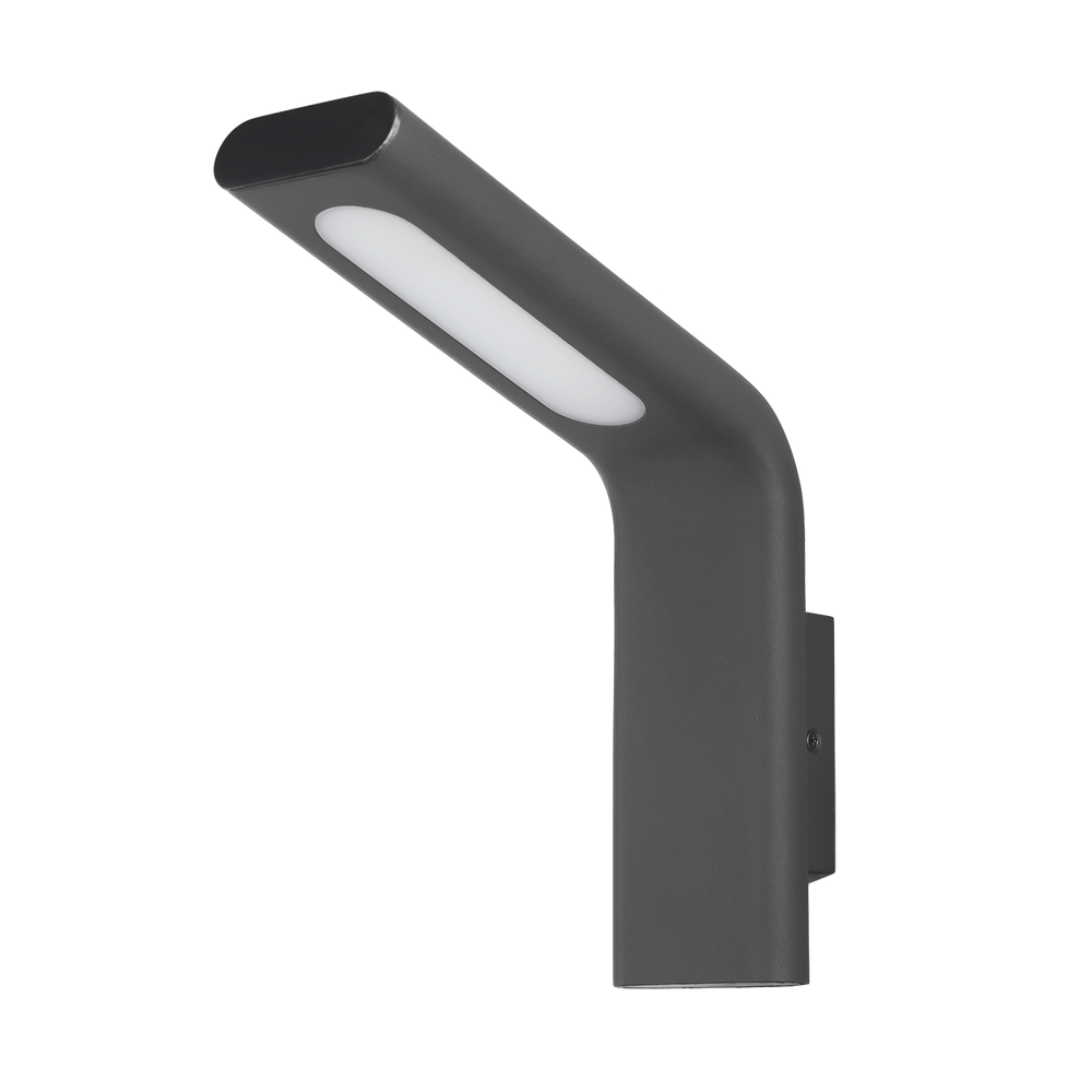 ACB Zen Wall Lamp 16/2038-25 Anthracite Textured, LED 10W 3000K 720lm, CRI90 IP65, integrated LED A2038101GR