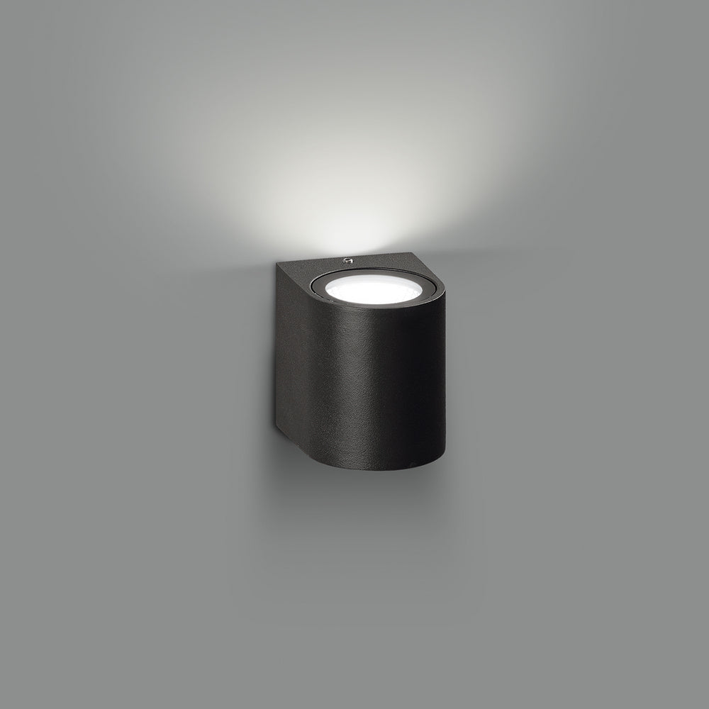 ACB Boj Wall Lamp 16/2040 Anthracite Textured, LED 6W 3000K 550lm, CRI90 IP54, integrated LED A204010GR