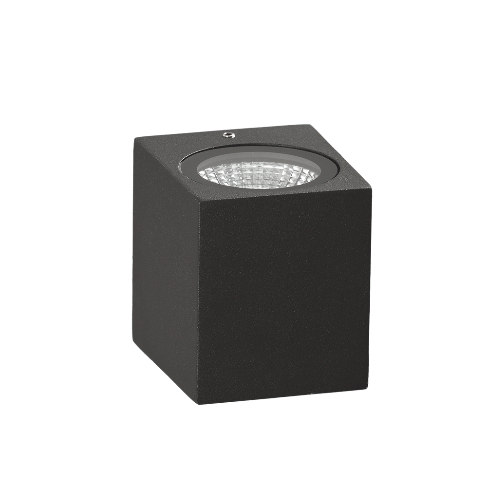 ACB Okra Wall Lamp 16/2041 Anthracite Textured, LED 6W 3000K 550lm, CRI90 IP54, integrated LED A204110GR