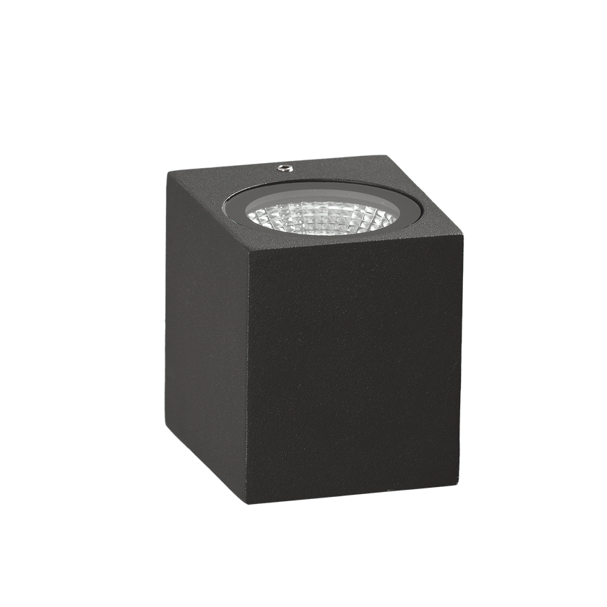 ACB Okra Wall Lamp 16/2041 Anthracite Textured, LED 6W 3000K 550lm, CRI90 IP54, integrated LED A204110GR