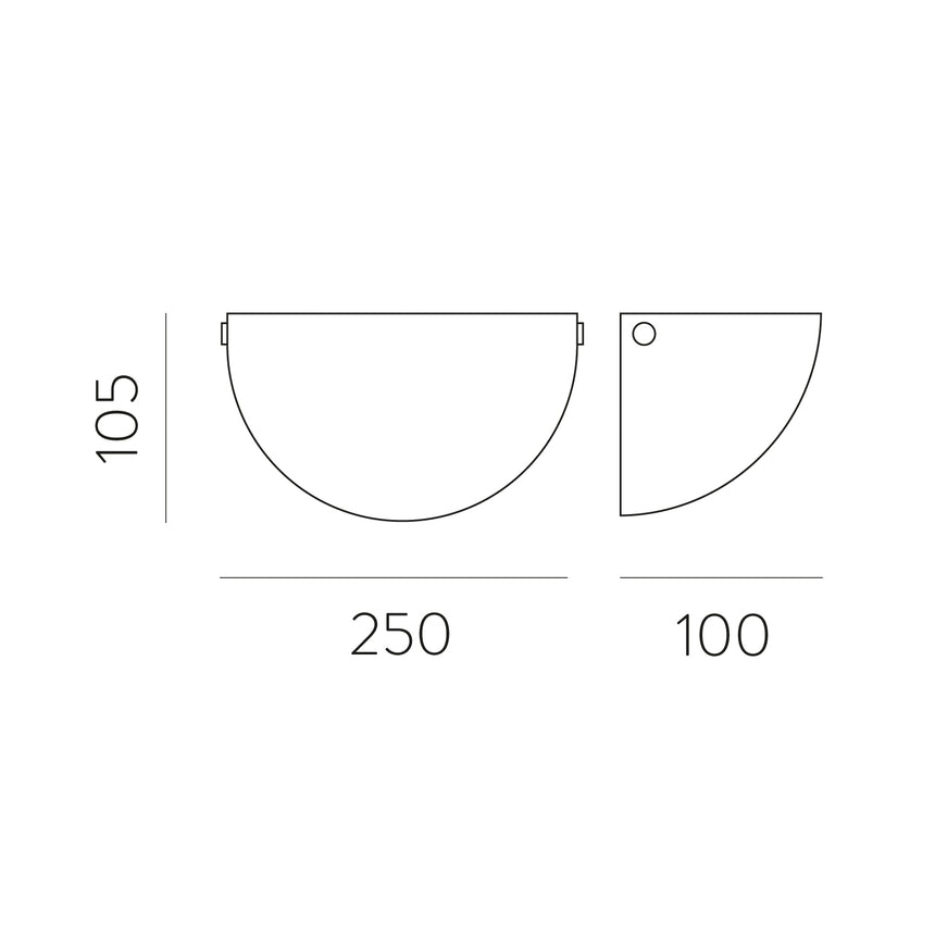 ACB Dina Aplique LED E27 15W opal A30711OP