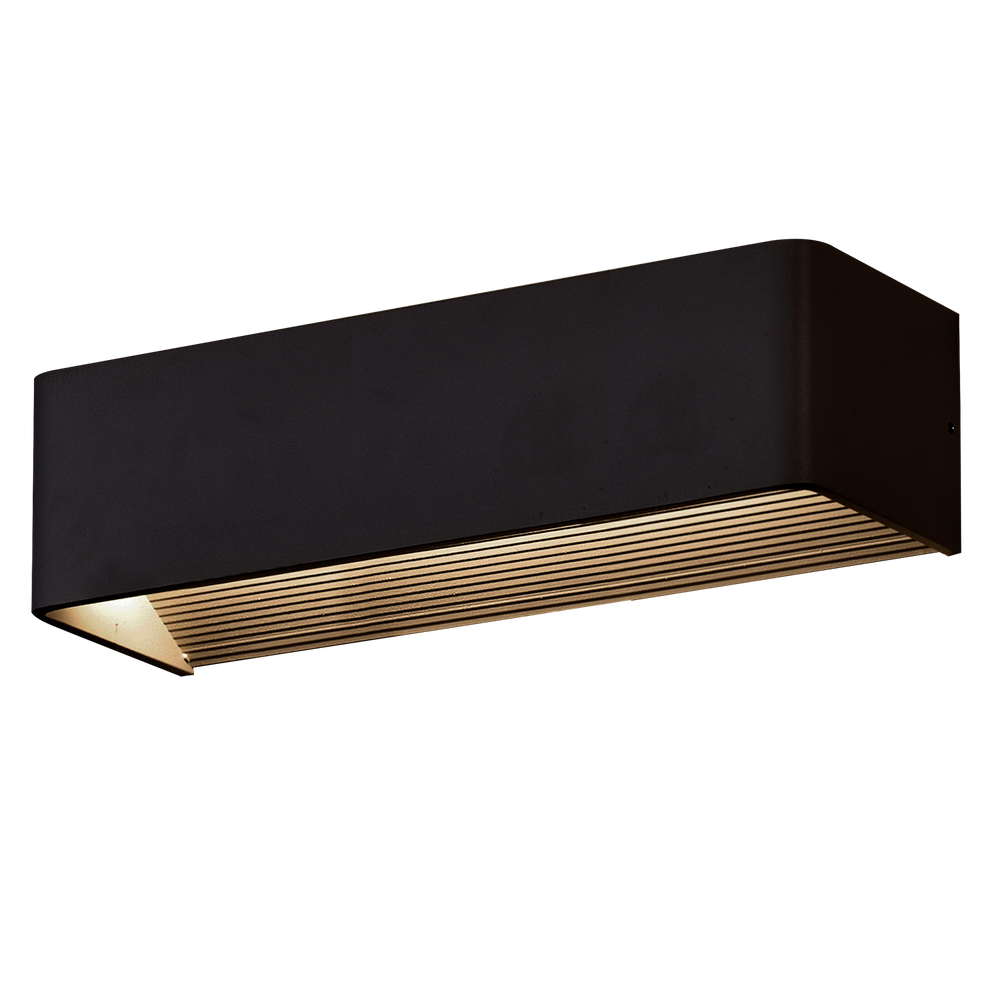 ACB Icon Wall Lamp 16/3089-36 Textured Black, LED 21W 2200lm, CRI90 I, integrated LED, Kelvin 2700K-3000K Slide Switch A3089370N