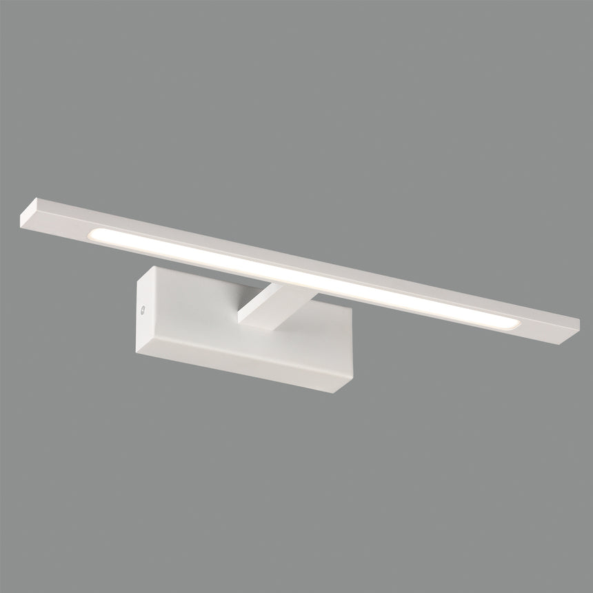 ACB Menorca Aplique baño blanco texturado LED 12W IP44 3000K-4000K Slide Switch A3730271B