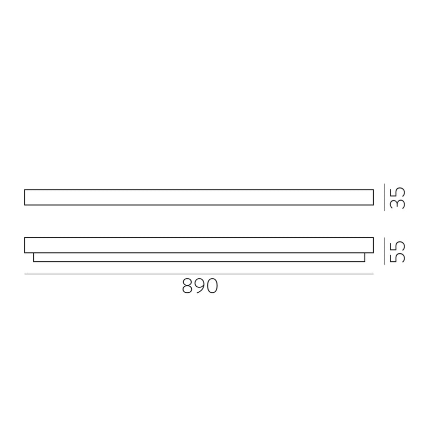 ACB Box Aplique baño plata LED 15W 4000K IP44 A320031C
