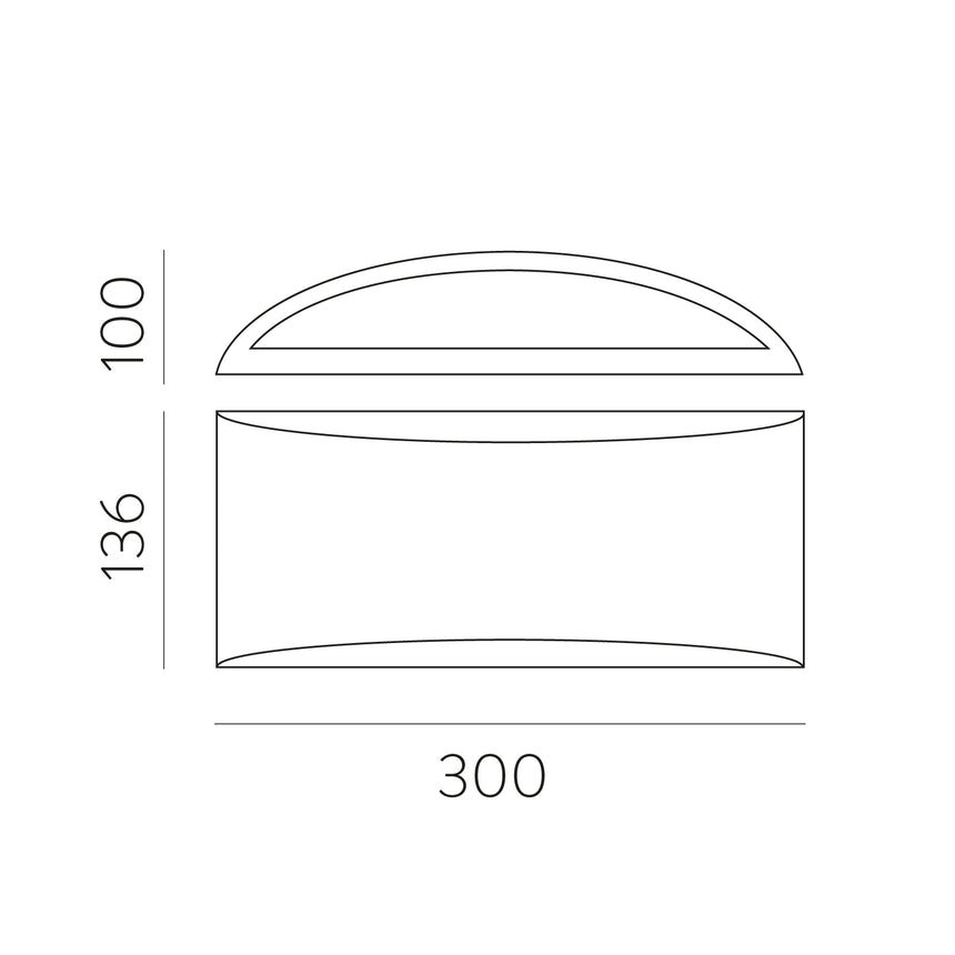 ACB Dana Aplique blanco LED E14 9W A33871B