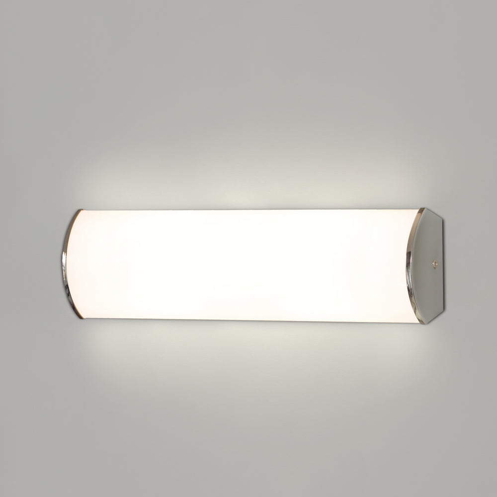 ACB Aldo Wall Lamp 16/3432-35 Opal/Chrome, LED 11W 775lm, CRI90 I IP44, integrated LED, Kelvin 3000K-4000K Slide Switch A3432070C