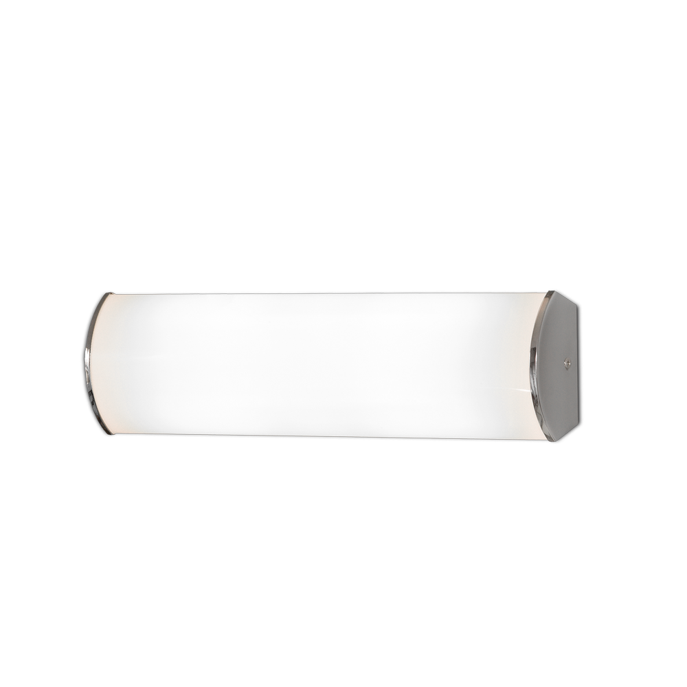 ACB Aldo Wall Lamp 16/3432-35 Opal/Chrome, LED 11W 775lm, CRI90 I IP44, integrated LED, Kelvin 3000K-4000K Slide Switch A3432070C