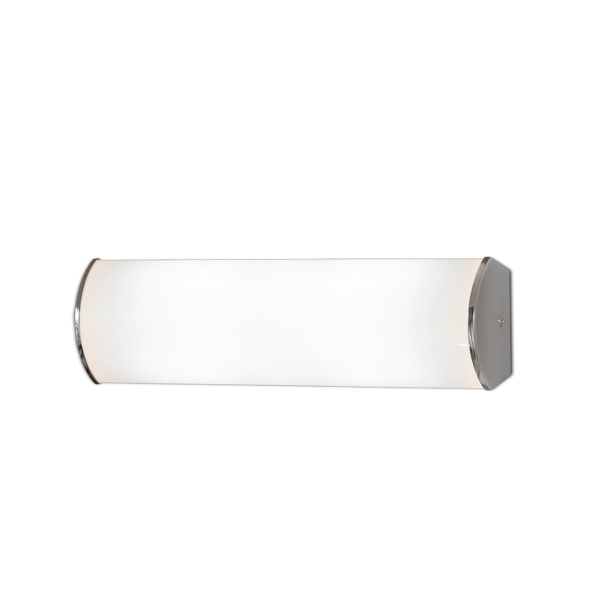 ACB Aldo Wall Lamp 16/3432-35 Opal/Chrome, LED 11W 775lm, CRI90 I IP44, integrated LED, Kelvin 3000K-4000K Slide Switch A3432070C