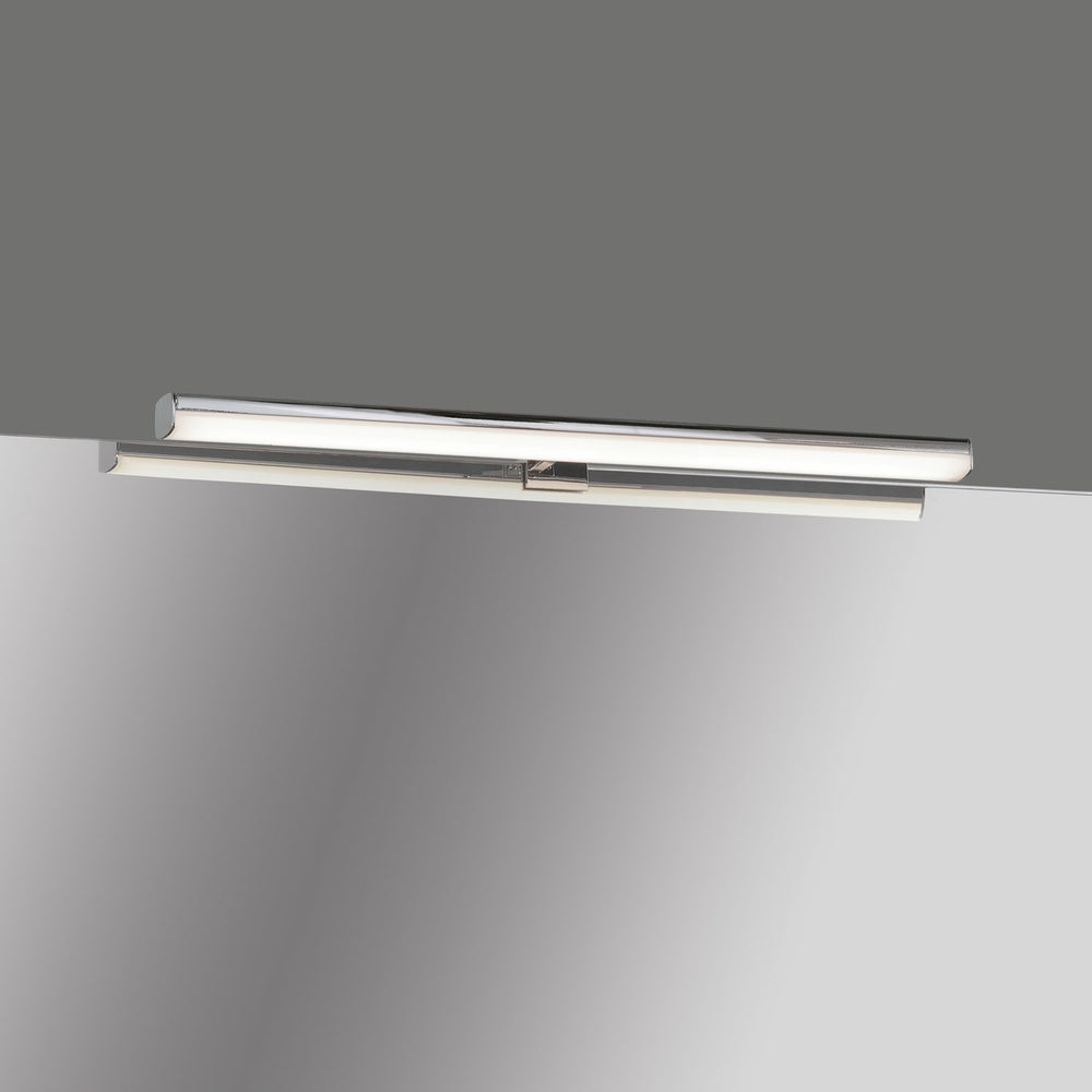 ACB Dustin Wall Light 16/3561-50 Chrome, 10W LED 3000K 770lm, CRI90 I IP44, Integrated LED, 3 fixings A3561100C