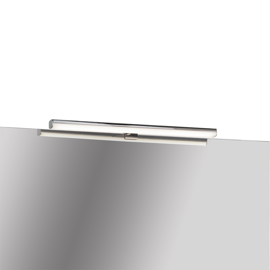 ACB Dustin Wall Light 16/3561-50 Chrome, 10W LED 4000K 840lm, CRI90 I IP44, Integrated LED, 3 fixings A356111C