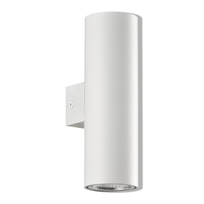 Aplique LED blanco texturado GU10 2x8W A37640B