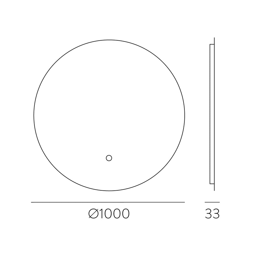 ACB Bari Espejo baño LED interruptor táctil 100 A379930LB