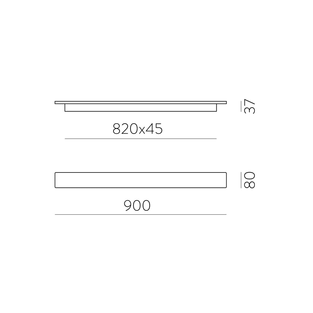 ACB Fosca Wall Lamp technical gold LED Slide Switch A3833270O