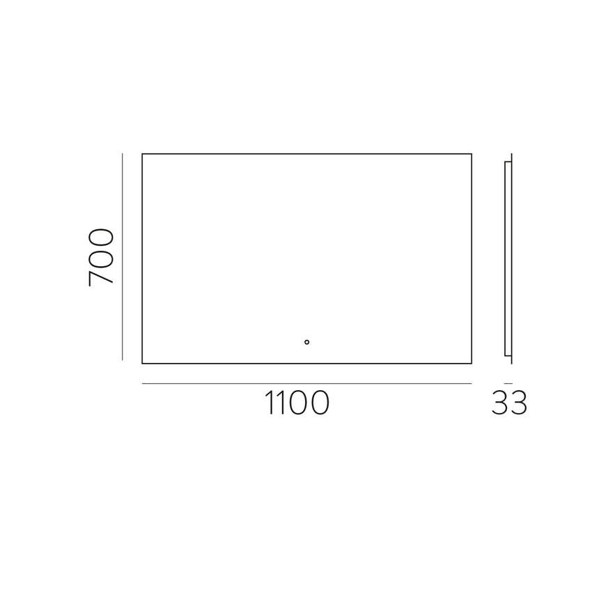 ACB Estela espejo baño LED interruptor táctil 110 A943920LB