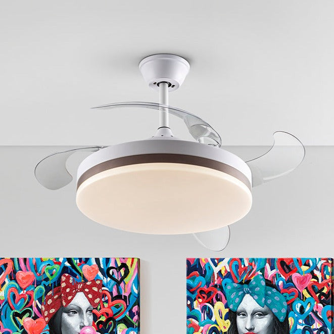 Schuller Vento Fan White and Bronze Diameter 50 Dimmable 168311D