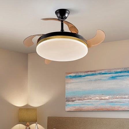 Schuller Vento Black and gold fan Diameter 50 Dimable 168360