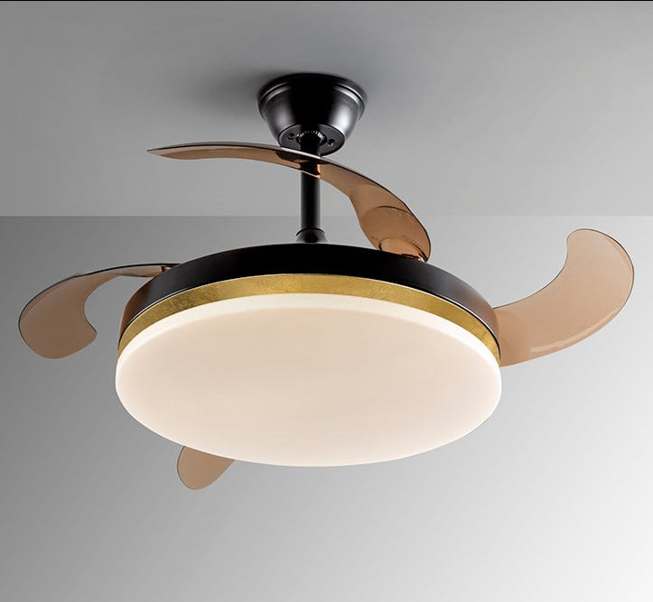Schuller Vento Black and gold fan Diameter 50 Dimable 168360