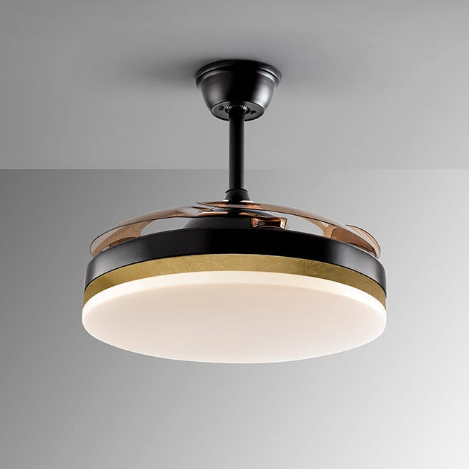 Schuller Vento Black and gold fan Diameter 50 Dimable 168360